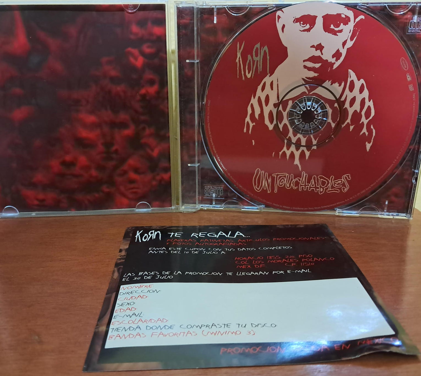 KORN – UNTOUCHABLES. Cd nacional en buen estado. formato muerto