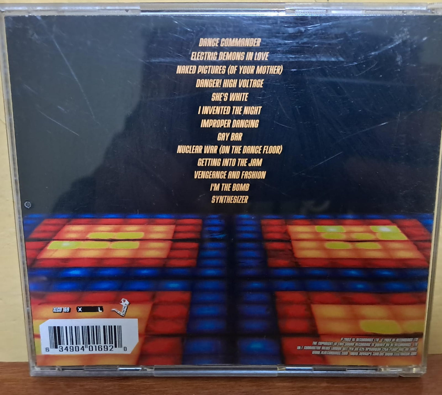 ELECTRIC SIX – FIRE. Cd en buen estado. formato muerto