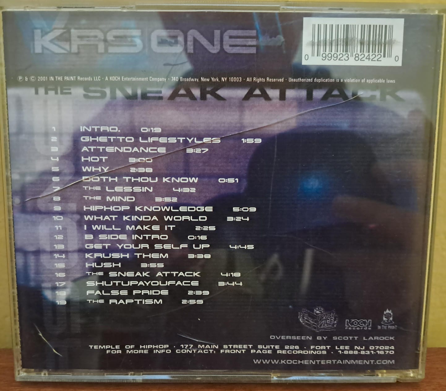KRS-One – Sneak Attack en CD importado en buen estado. formato muerto