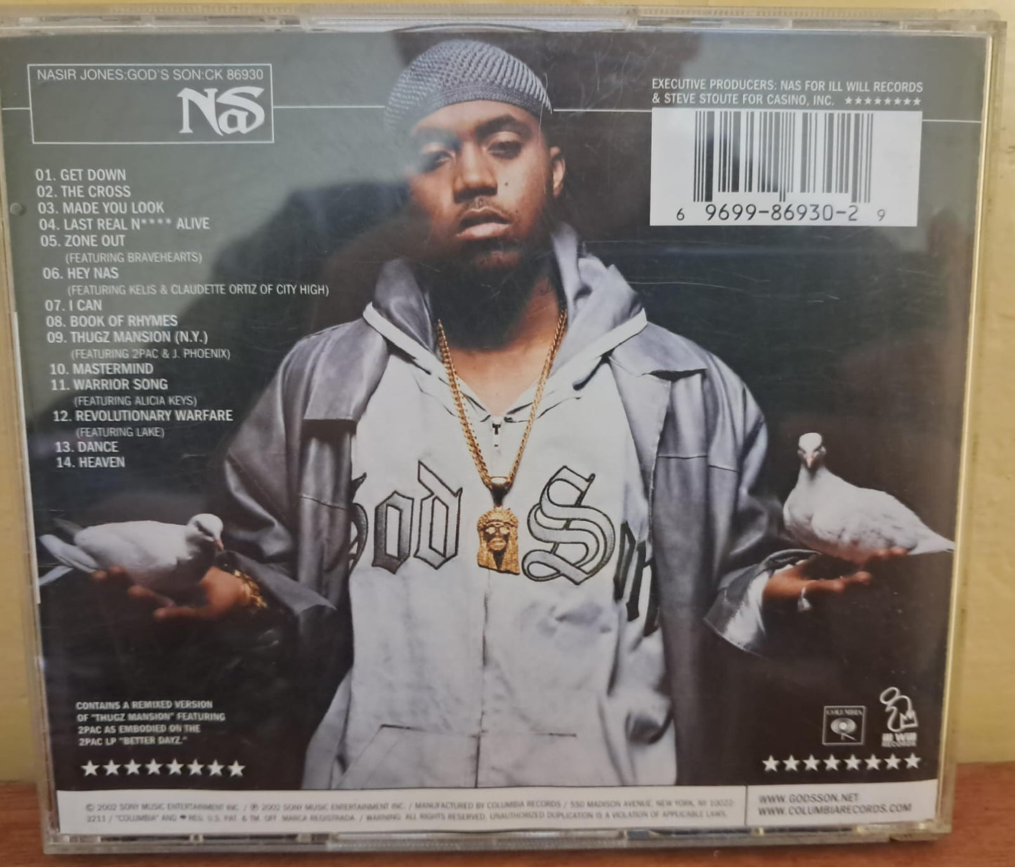 Nas – God's Son. Cd doble importado en excelente estado. formato muerto