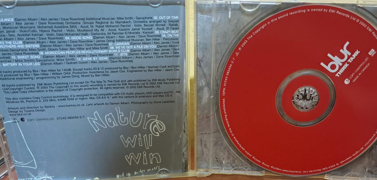 Blur - Think Tank. Cd importado excelente estado. formato muerto