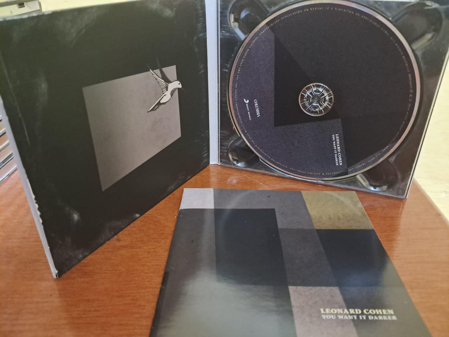 Leonard Cohen - You Want It Darker. Cd importado. formato muerto