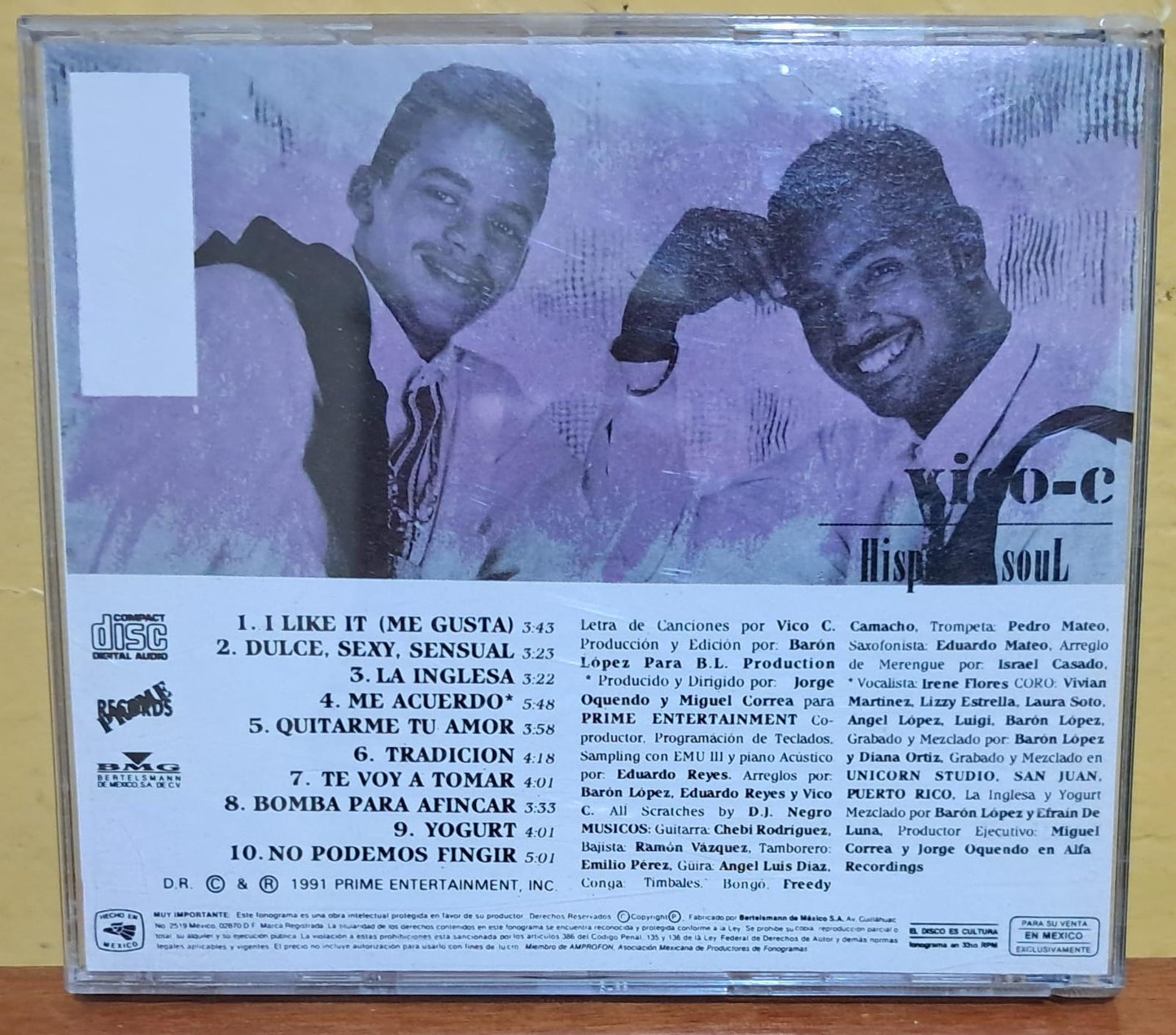 Vico-C – Hispanic Soul. Cd nacional excelente estado. formato muerto
