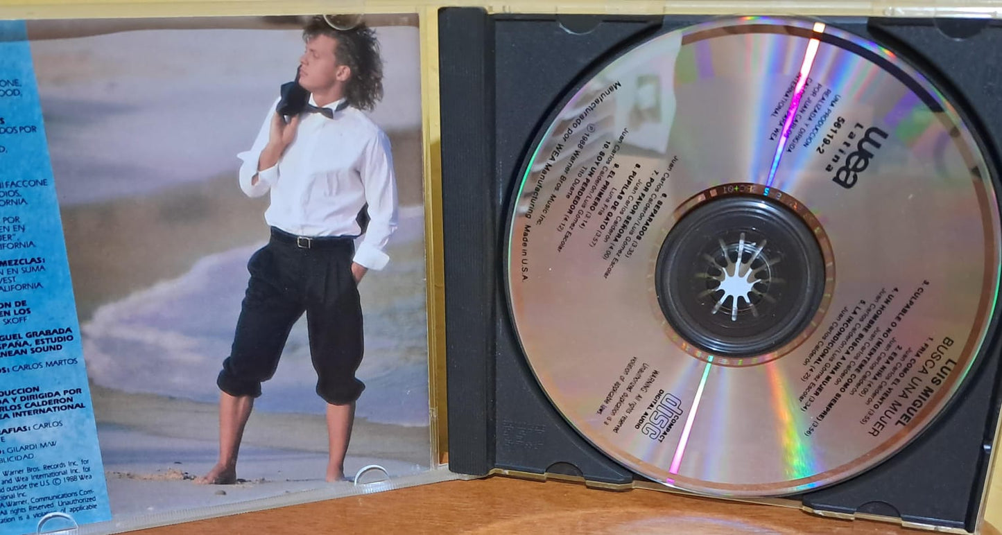 Luis Miguel – Busca Una Mujer. Cd importado en excelente estado. formato muerto