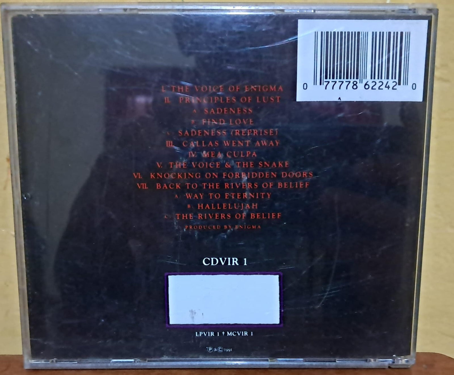 Enigma – MCMXC a.D. Cd en buen estado.