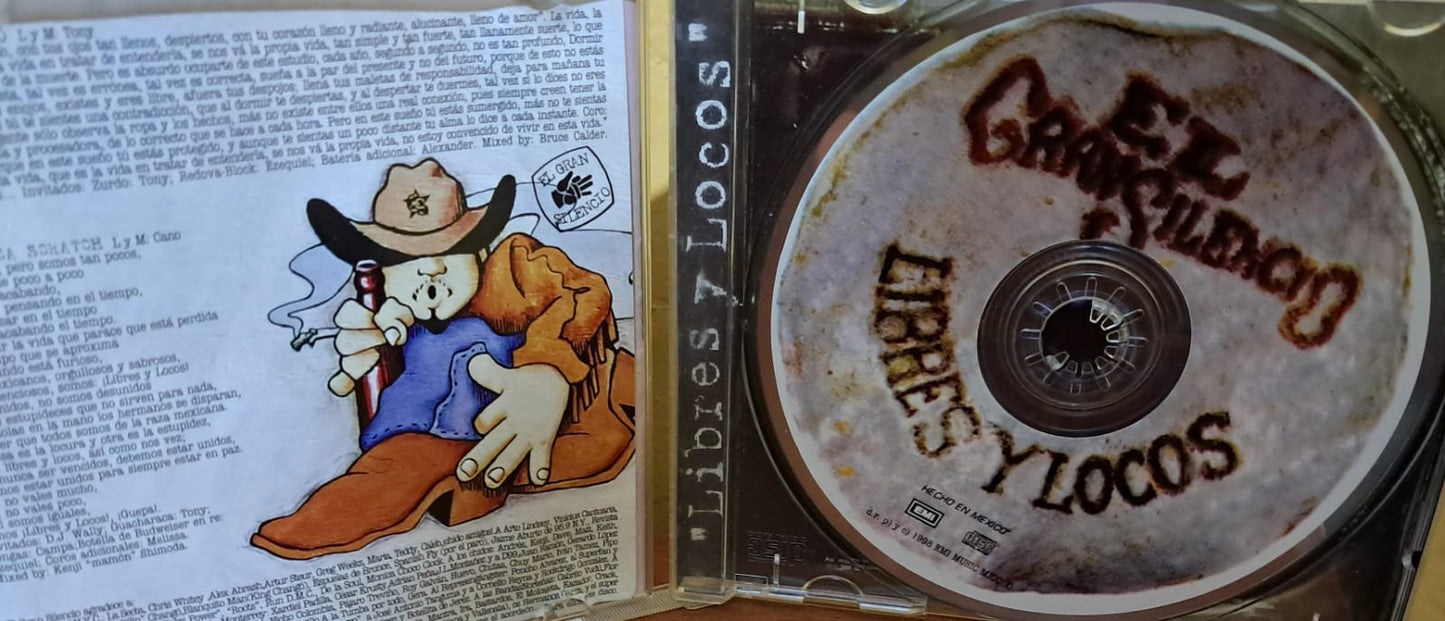 El Gran Silencio – Libres Y Locos. Cd. formato muerto