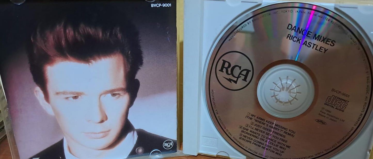 Rick Astley – Dance Mixes. Cd japonés en buen estado. formato muerto