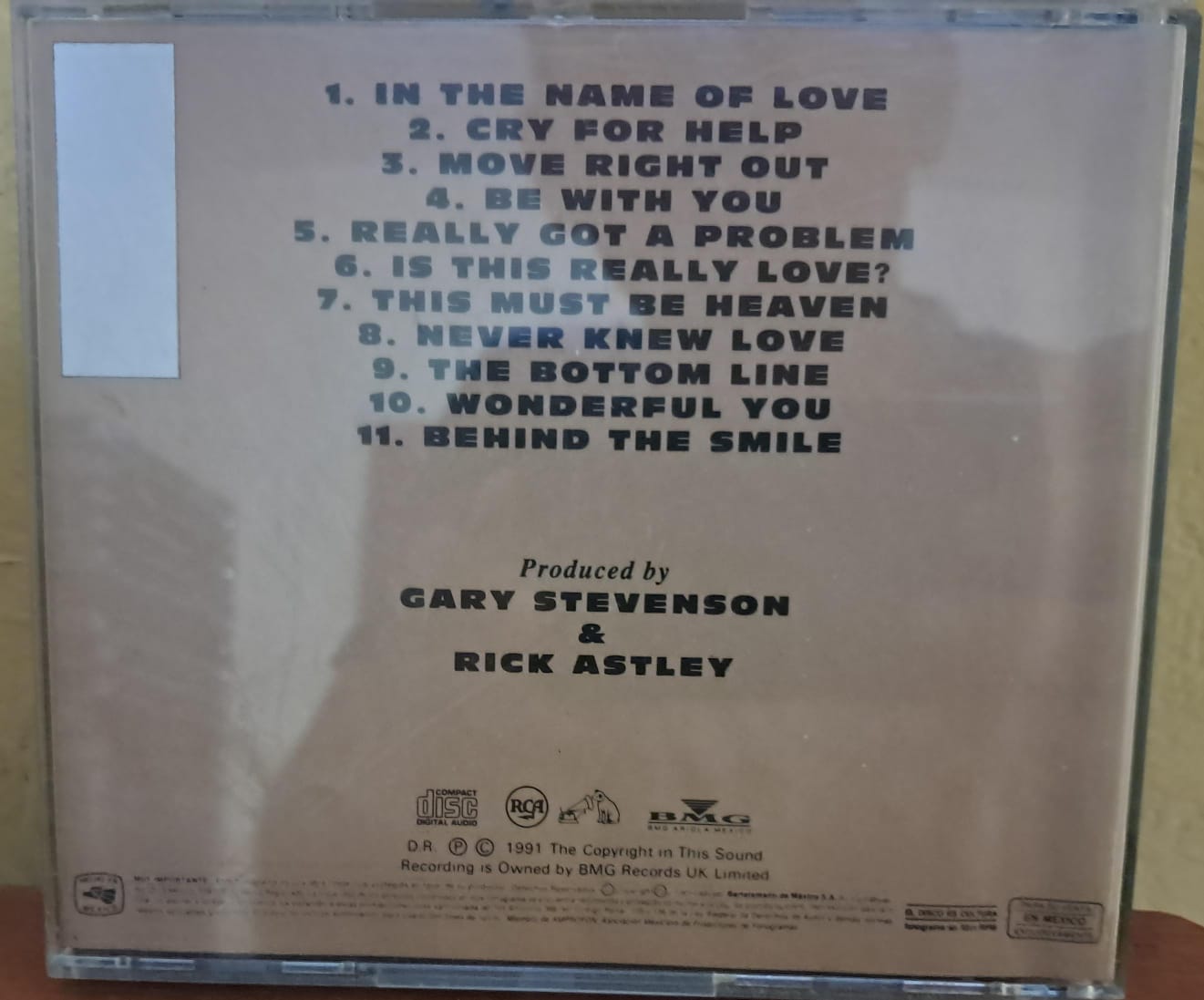 Rick Astley - Free (1991). Cd en buen estado. formato muerto