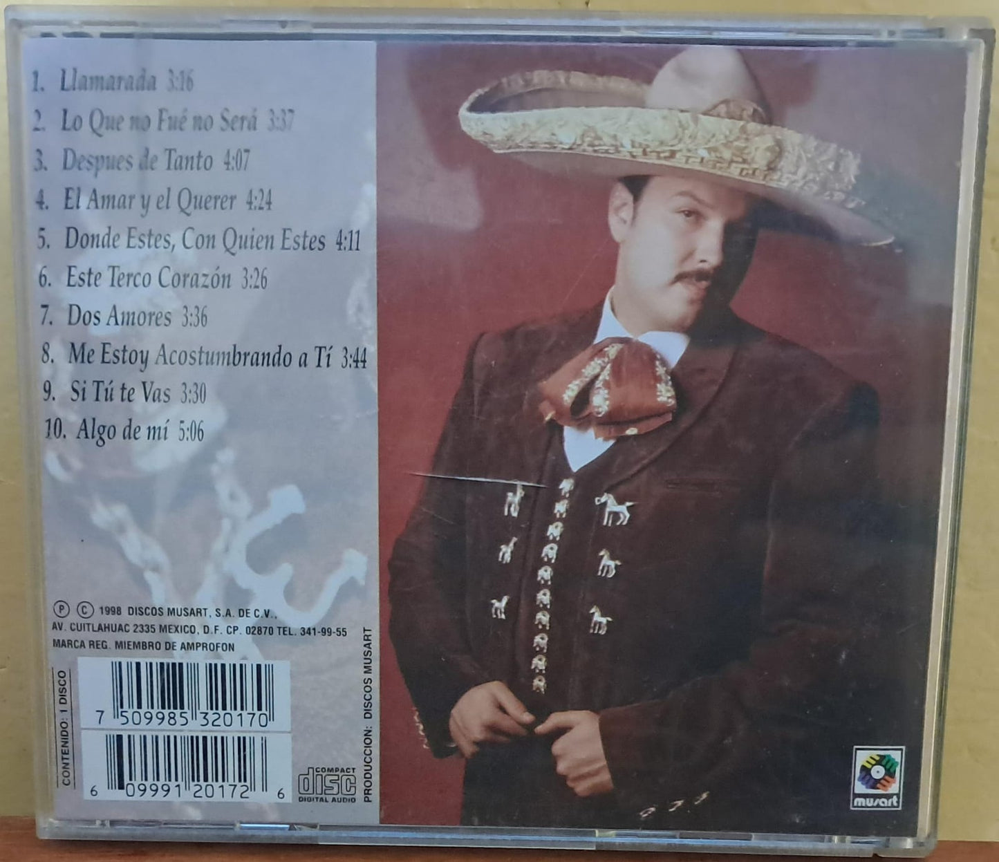 Pepe Aguilar – Por El Amor De Siempre. Cd en buen estado. formato muerto