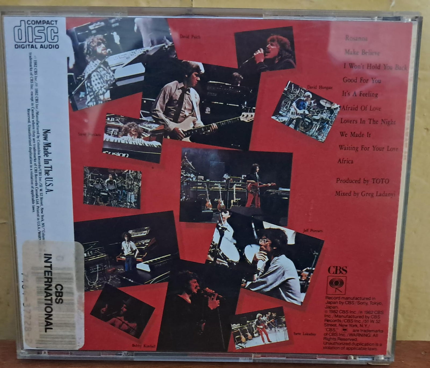 TOTO - IV. Cd excelente estado. formato muerto