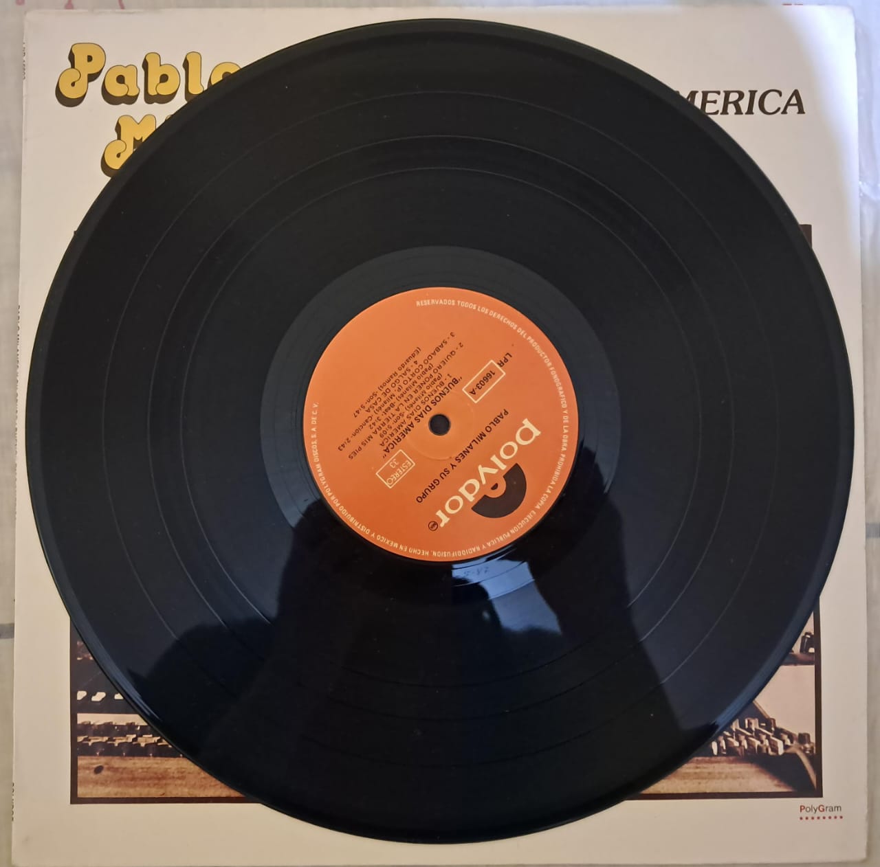 Pablo Milanes Y Su Grupo – Buenos Dias America. Vinilo en buen estado. formato muerto