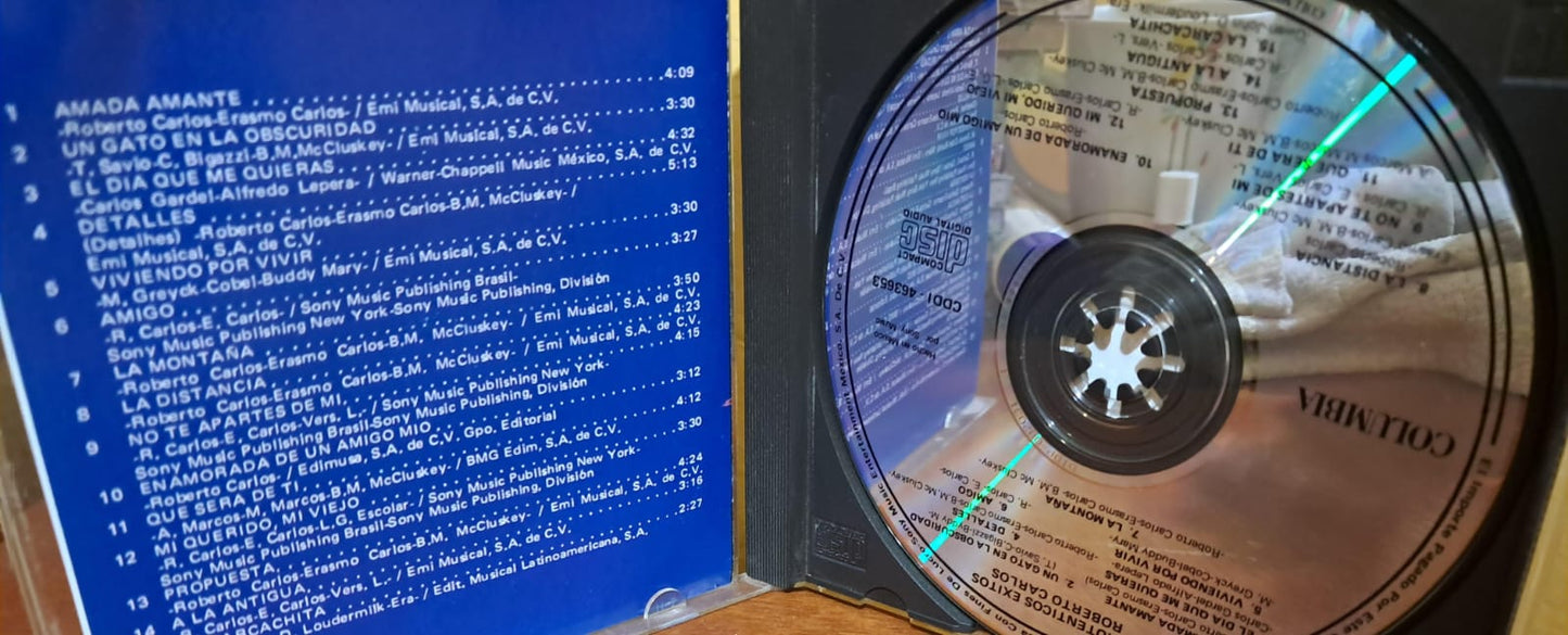 Roberto Carlos – 15 Autenticos Exitos Roberto Carlos. Cd en buen estado. formato muerto