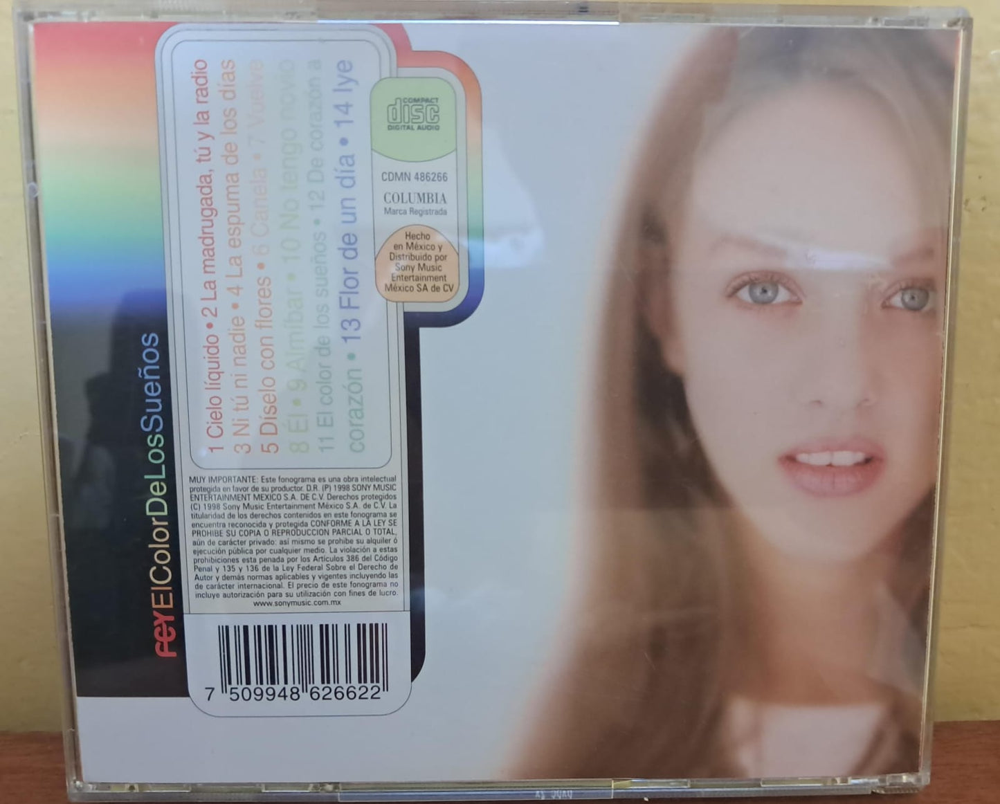 Fey – El Color De Los Sueños. Cd en buen estado. formato muerto