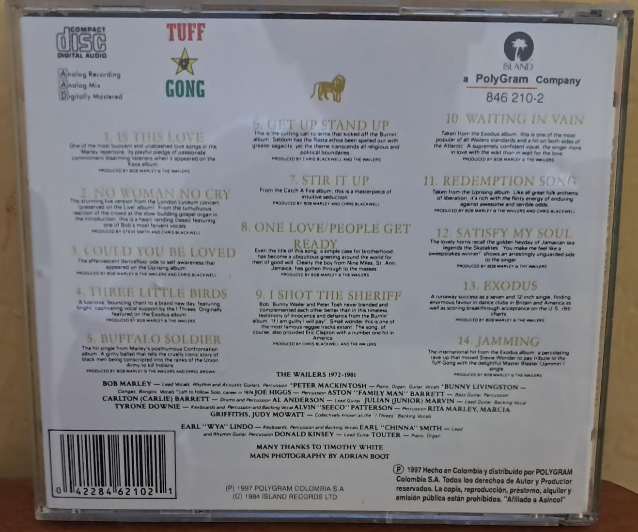 BOB MARLEY & THE WAILERS – LEGEND. Cd en buen estado. formato muerto