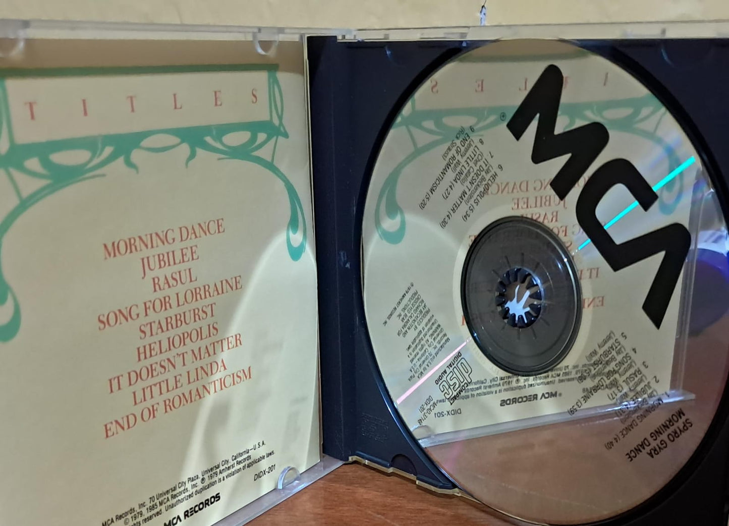 SPYRO GYRA – MORNING DANCE. Cd importado en buen estado. formato muerto
