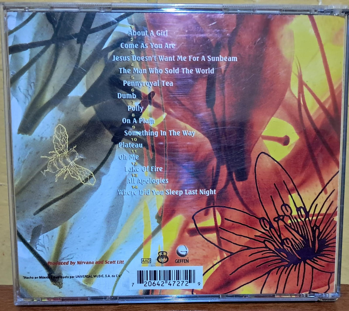 NIRVANA – MTV UNPLUGGED IN NEW YORK. Cd en buen estado.formato muerto