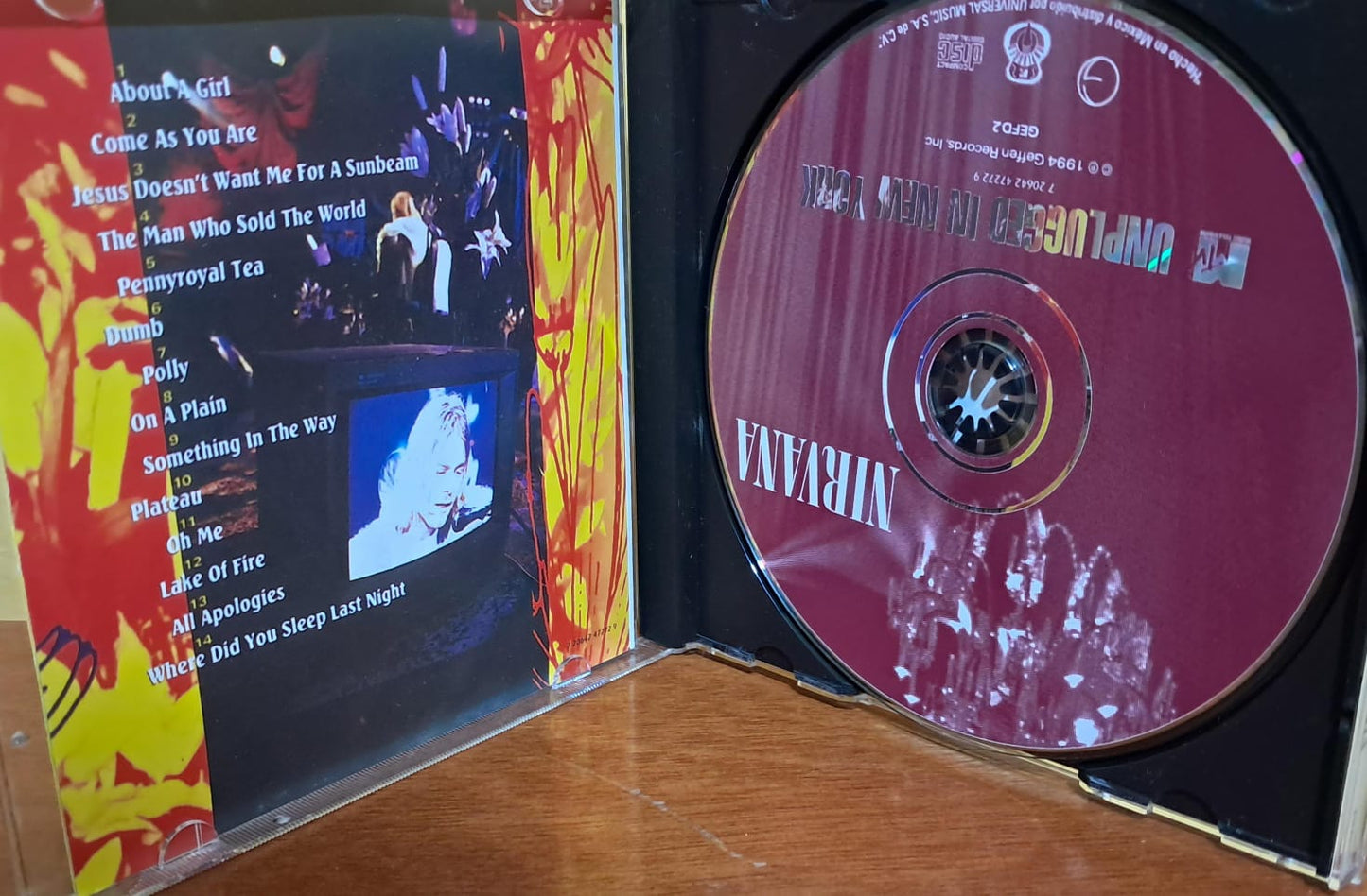 NIRVANA – MTV UNPLUGGED IN NEW YORK. Cd en buen estado.formato muerto