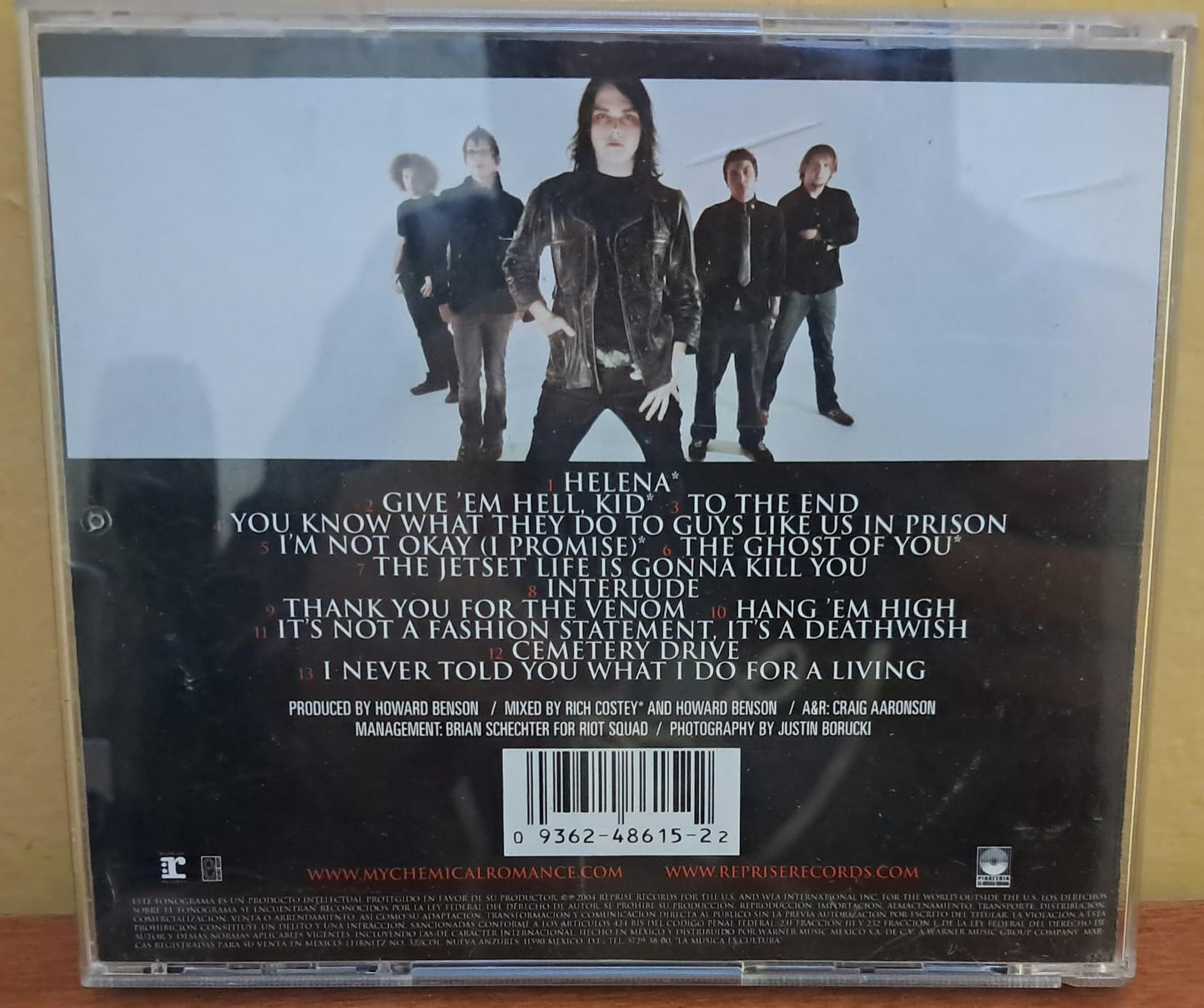 MY CHEMICAL ROMANCE – THREE CHEERS FOR SWEET REVENGE. Cd en buen estado. formato muerto