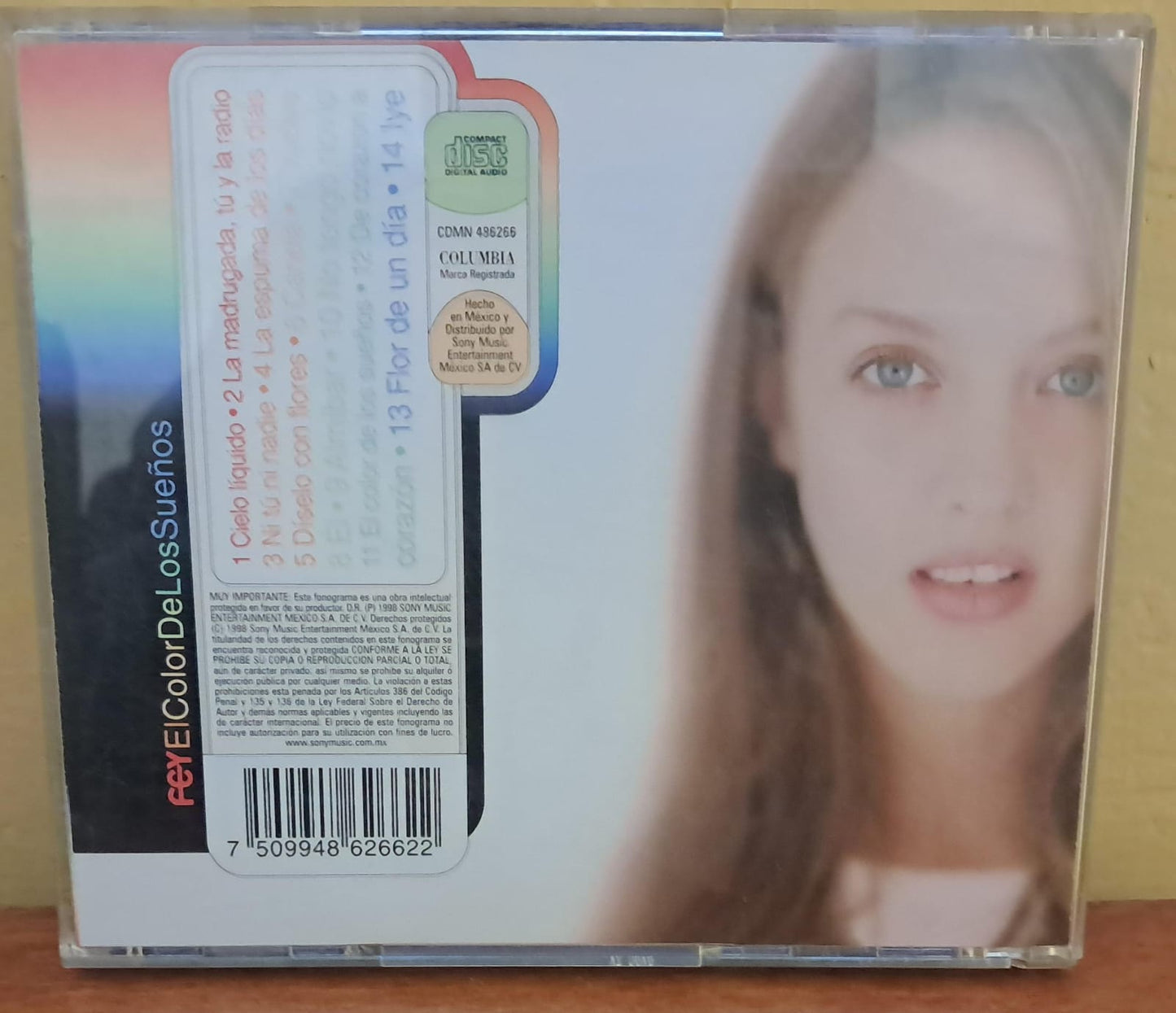 Fey – El Color De Los Sueños. Cd en buen estado. formato muerto