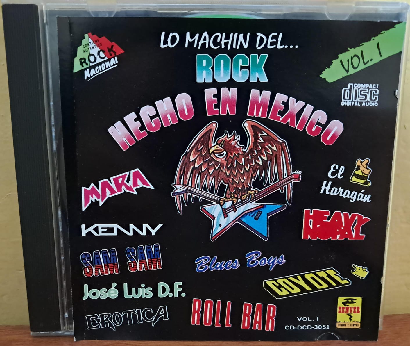 Varios – Lo Machin Del... Rock Hecho En Mexico Vol 1. Cd en buen estado. formato muerto