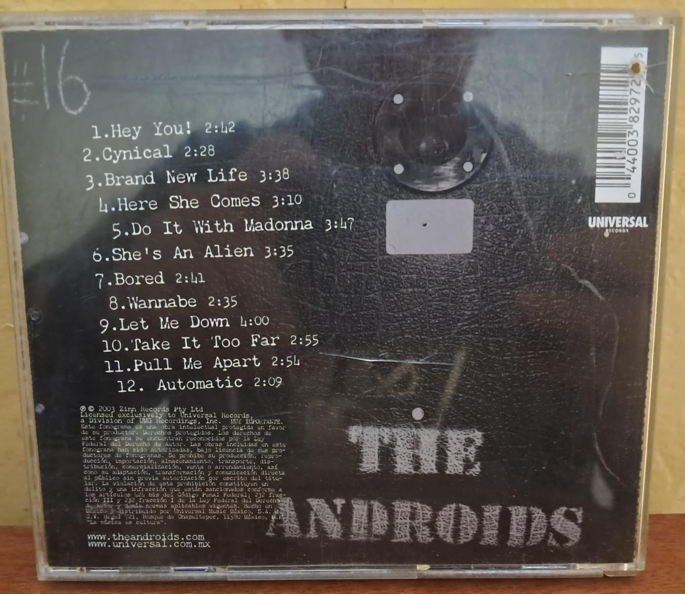 THE ANDROIDS – THE ANDROIDS. Cd en buen estado. formato muerto