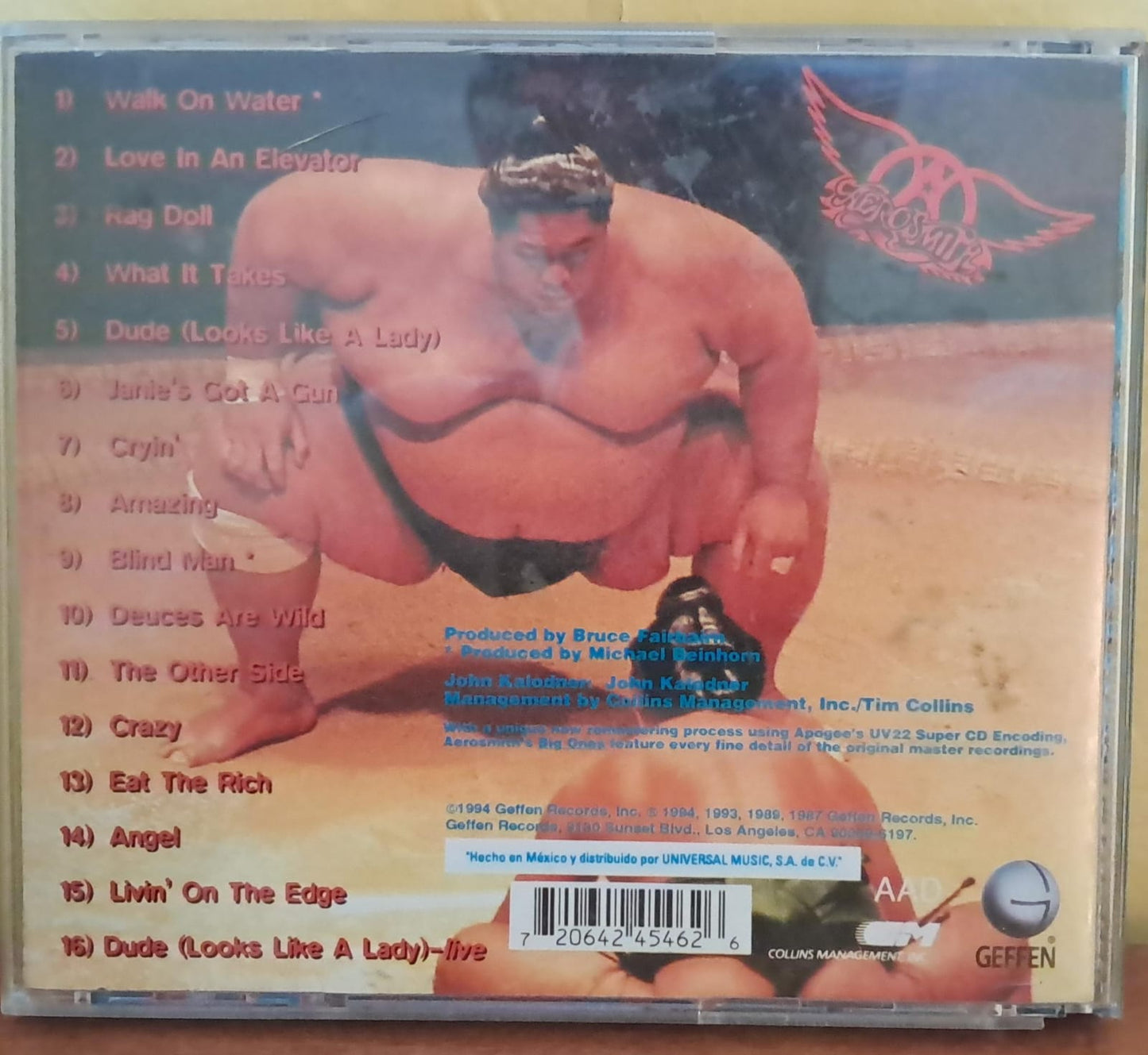 Aerosmith – Big Ones. Cd en buen estado. formato muerto