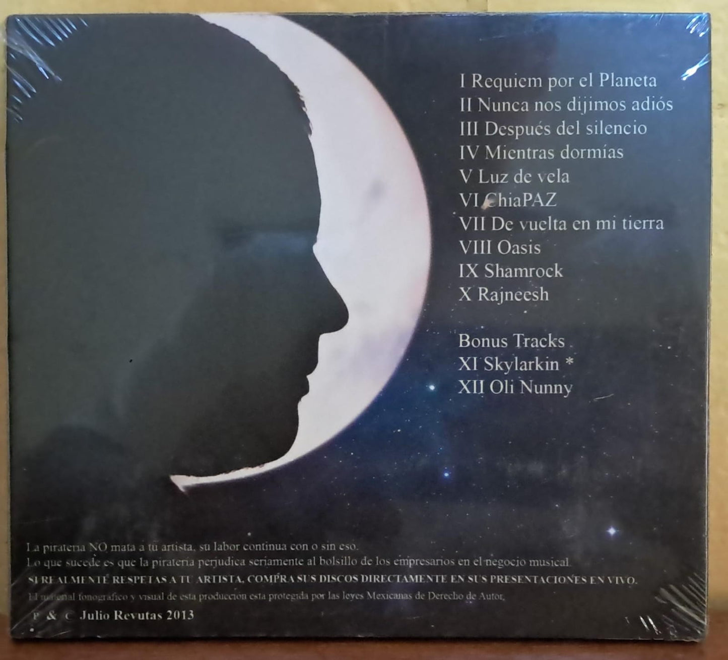 Julio Revueltas – Rajneesh. Cd nuevo. formato muerto