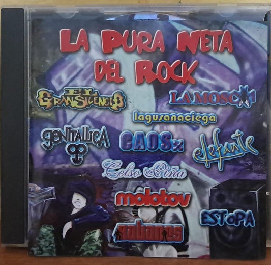 Varios. La pura neta del rock. Cd en buen estado. formato muerto