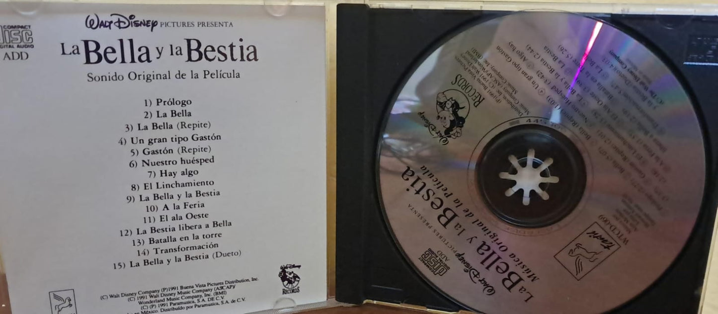 Alan Menken, Howard Ashman – La Bella Y La Bestia. Cd en buen estado. formato muerto
