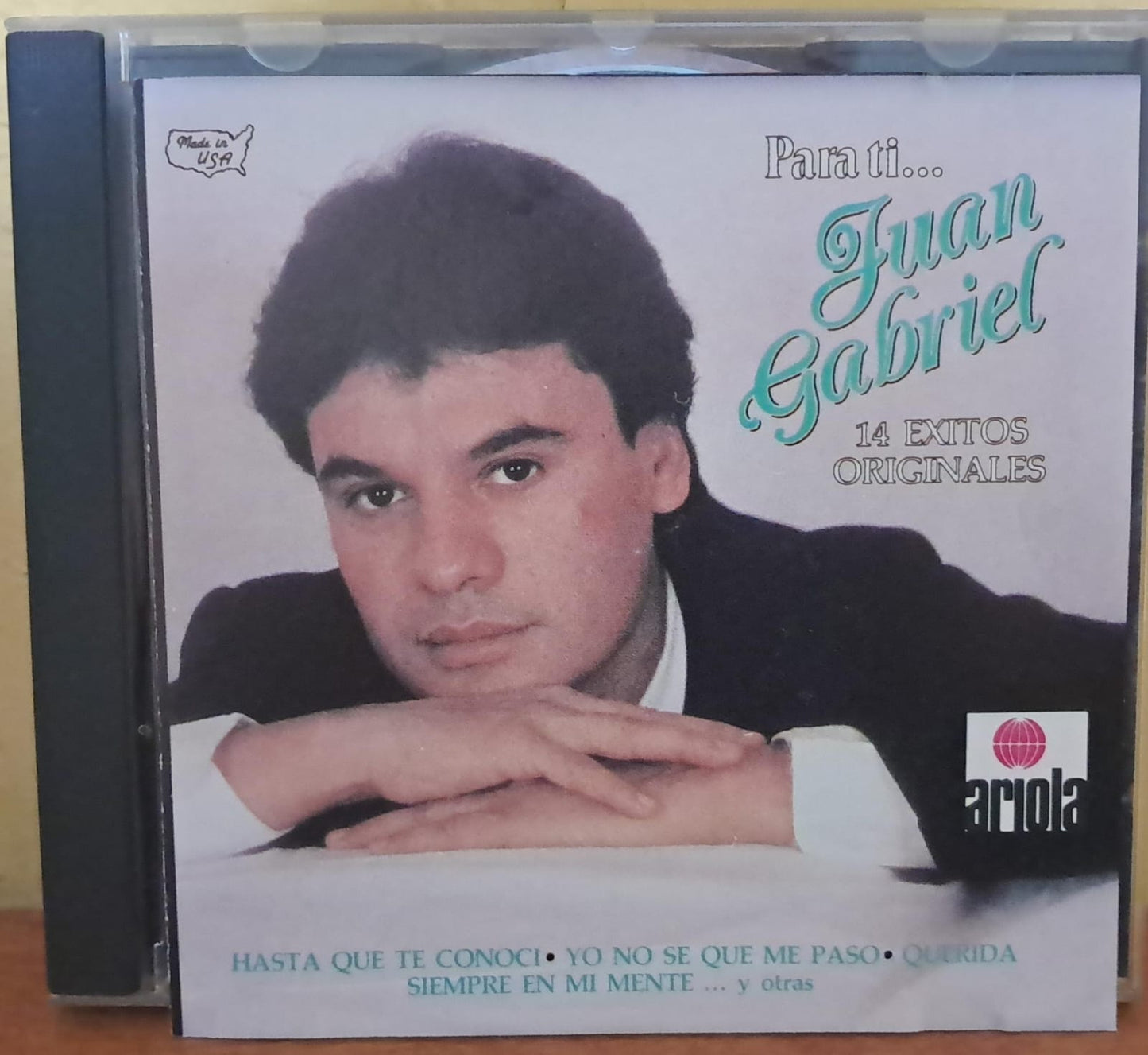 Juan Gabriel – Para Ti... 14 Exitos Originales. Cd importado en excelente estado. formato muerto