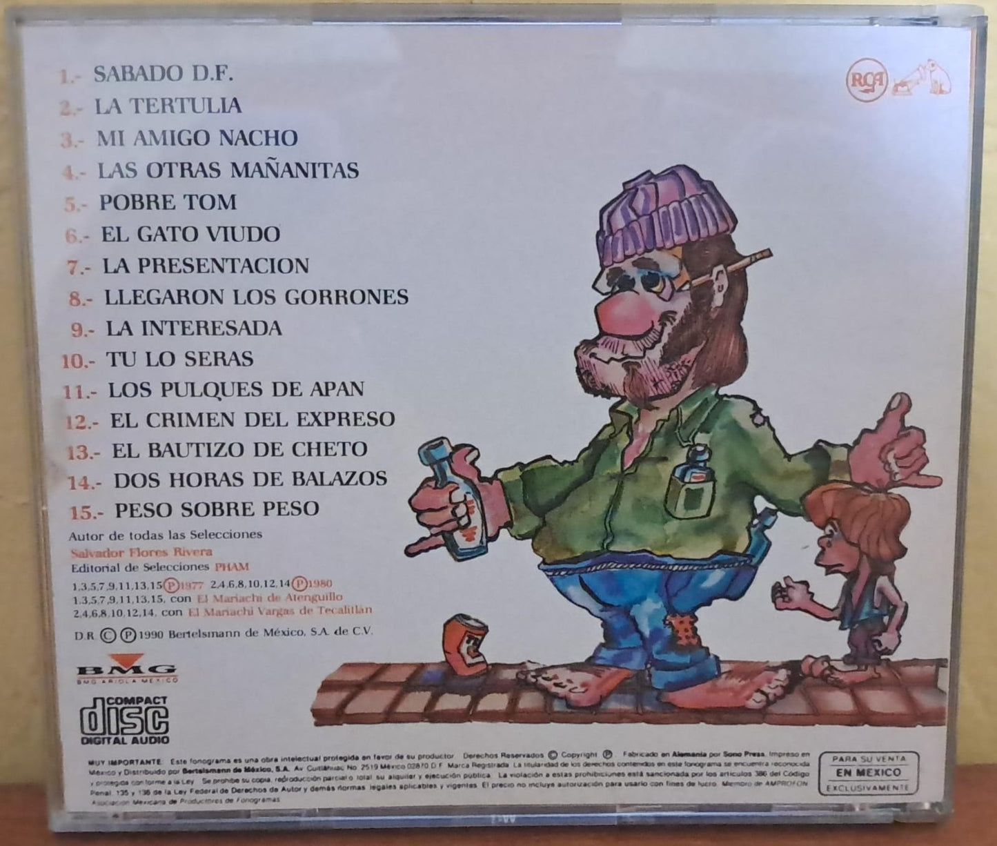 Salvador Flores y Fernando Rosas – Los Éxitos de Chava Flores. Cd en buen estado. formato muerto