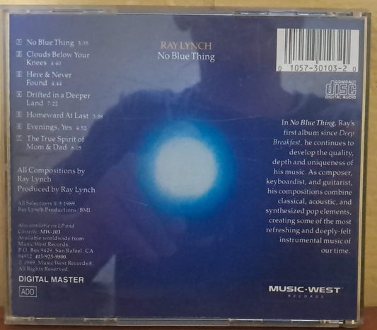 Ray Lynch – No Blue Thing (CD original en excelente estado) formato muerto