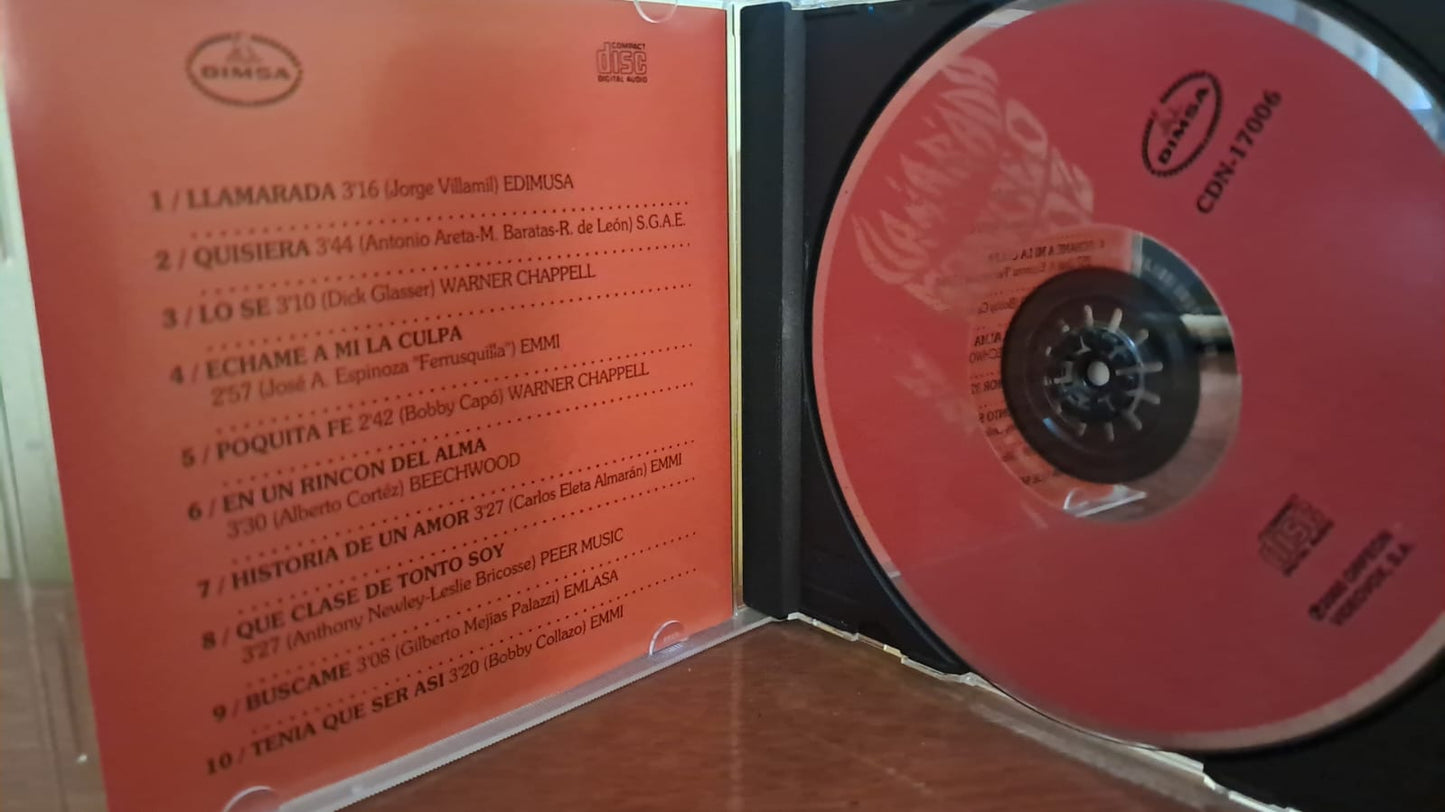 Manolo Muñoz – Llamarada. Cd en buen estado. formato muerto