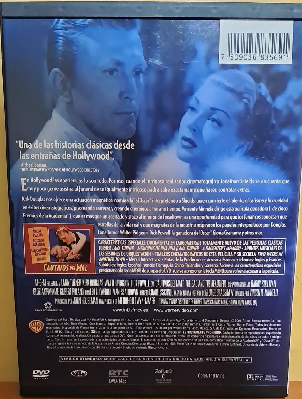 Cautivos del Mal. DVD. formato muerto