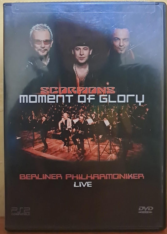 Scorpions & Berliner Philharmoniker – Moment Of Glory - Live. DVD en buen estado. formato muerto