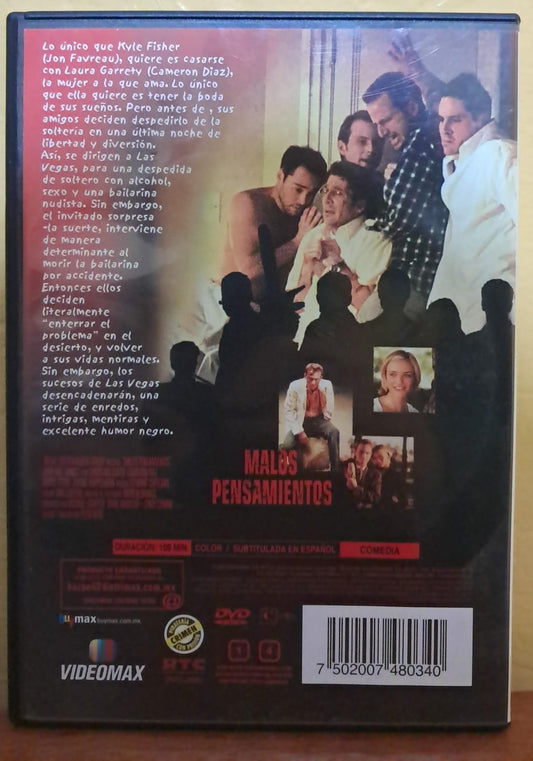 Malos Pensamientos – Very Bad Things (DVD en buen estado). formato muerto