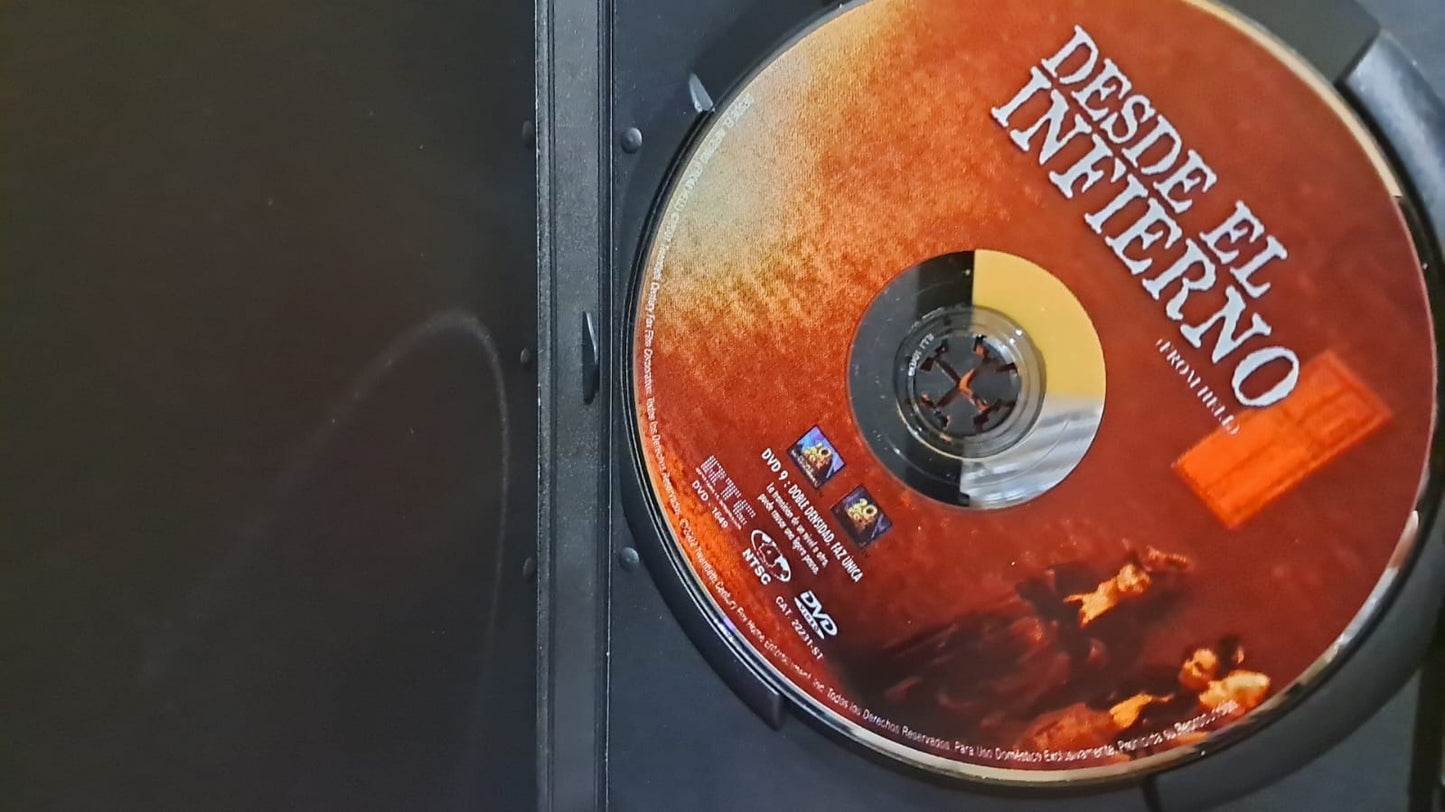 Desde el Infierno (From Hell). DVD nacional en buen estado. formato muerto