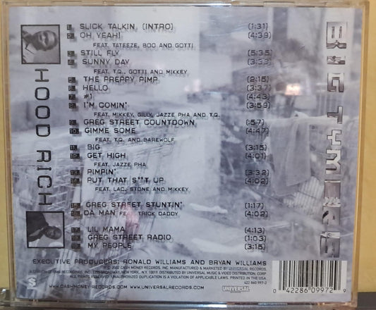 Big Tymers – Hood Rich (CD Importado). formato muerto