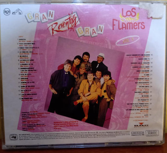 Los Flamers – Gran Reventon Gran Vol.5. Cd en excelente estado. formato muerto
