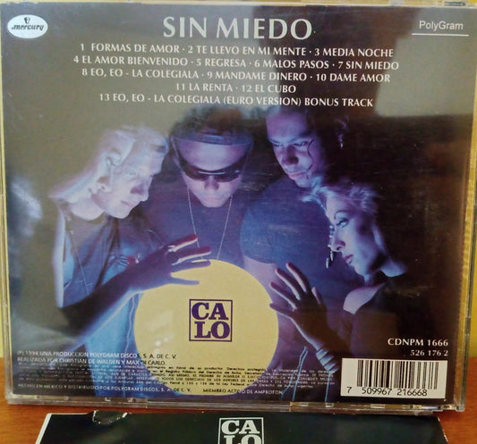 Caló – Sin Miedo. Cd excelente estado. formato muerto
