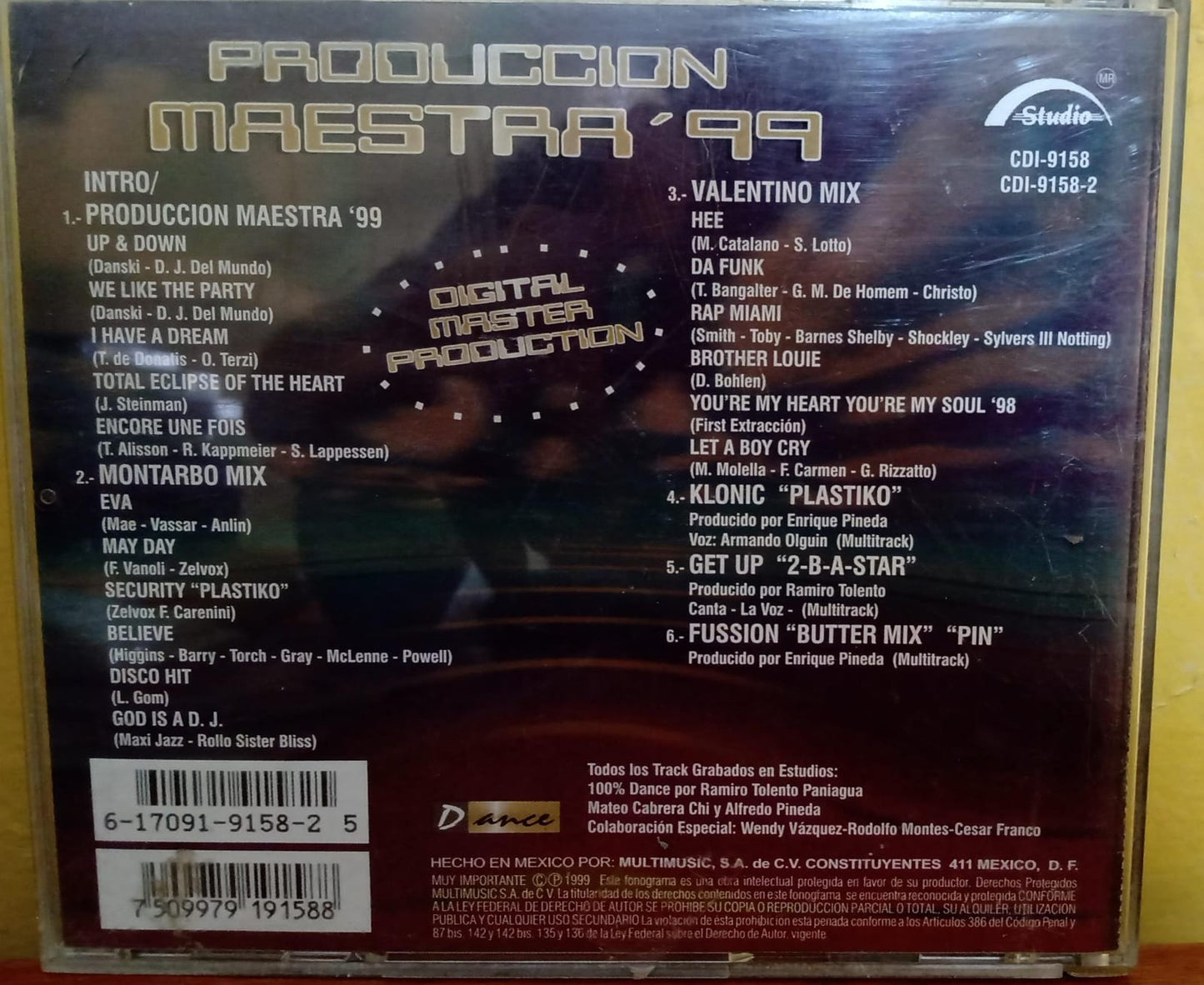 Producción Maestra 99. Montarbo.