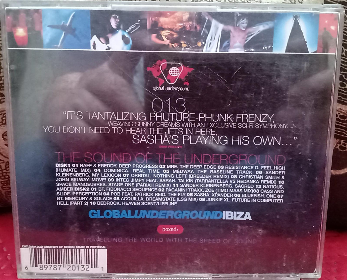 Sasha – Global Underground 013: Ibiza. Cd doble en excelente estado. formato muerto tienda de cds en méxico