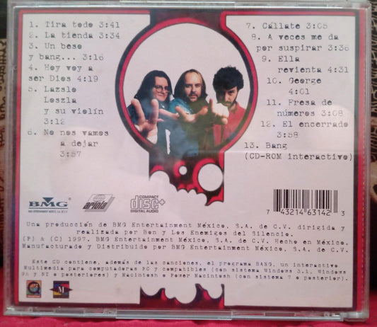 Bon Y Los Enemigos Del Silencio – Un Beso Y Bang... CD excelente estado. formato muerto tienda de cds en méxico