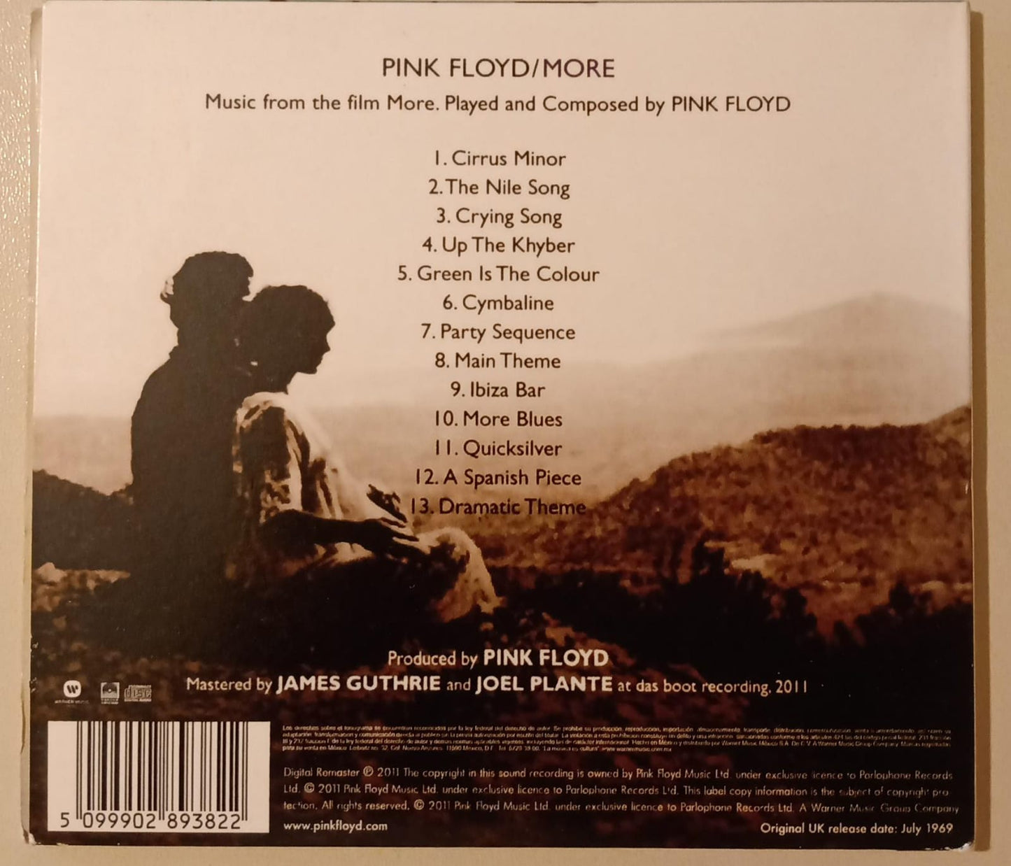 Pink Floyd – More (CD nacional excelente estado). tienda de cds en méxico formato muerto