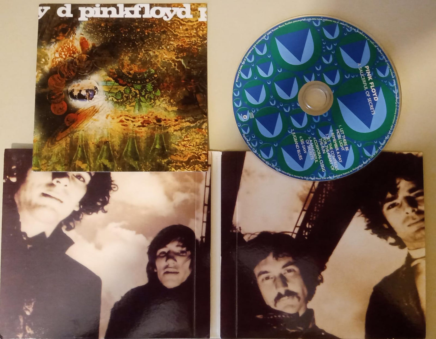 Pink Floyd – A Saucerful of Secrets (CD nacional excelente estado). tienda de discos en méxico formato muerto