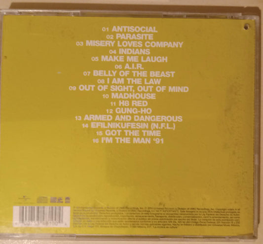 Anthrax – Essential. Cd nacional 9.5/10. tienda de cds en méxico formato muerto