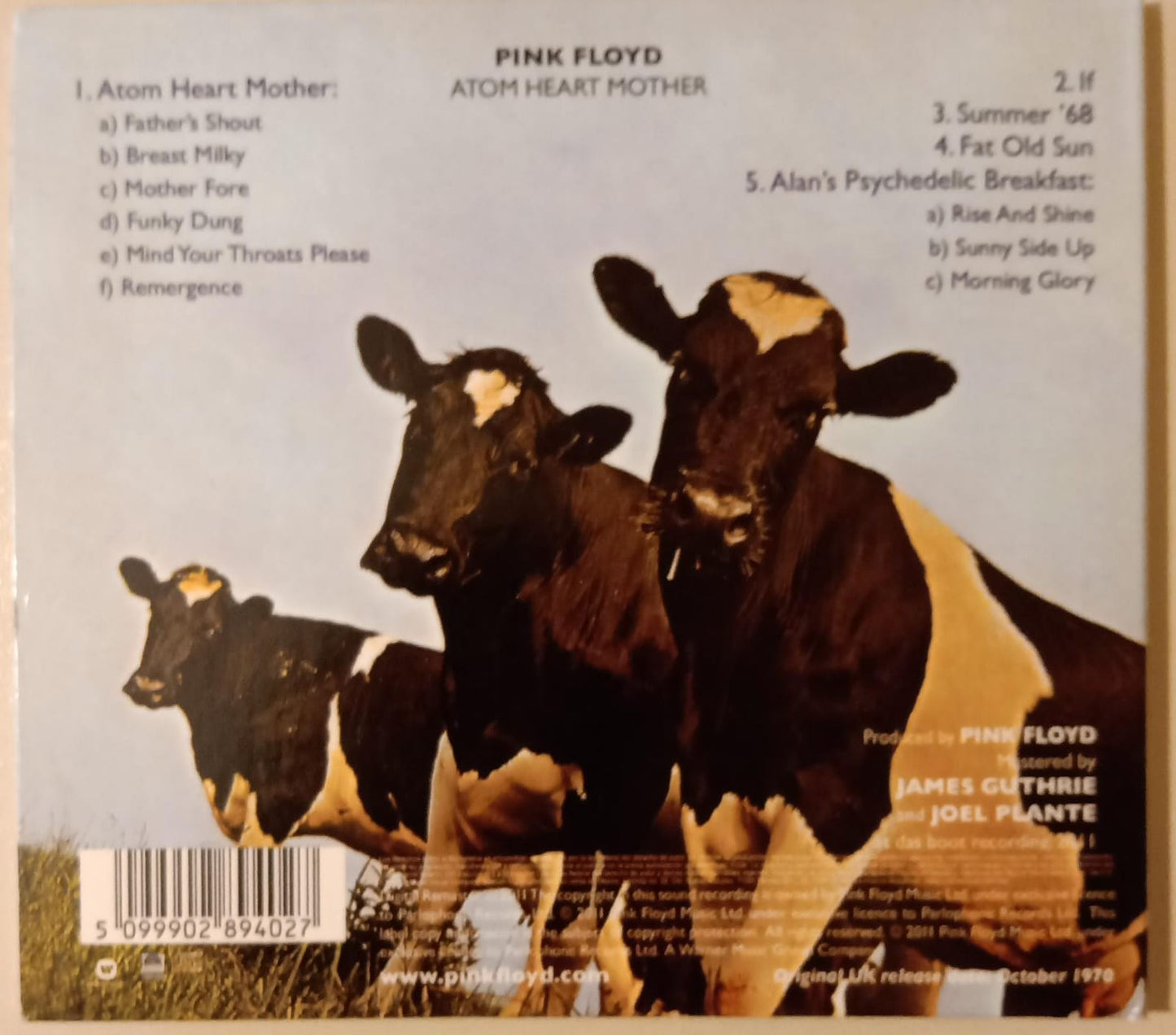 Pink Floyd – Atom Heart Mother (CD excelente estado). tienda de cds en méxico formato muerto