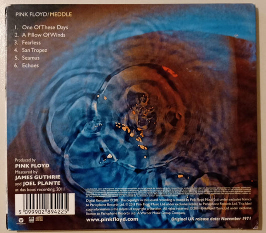 Pink Floyd – Meddle (CD México en buen estado). tienda de cds en méxico formato muerto