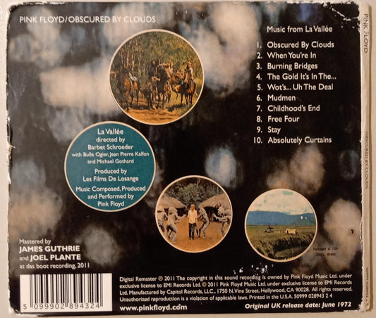 Pink Floyd – Obscured by Clouds (CD México). tienda de cds en méxico formato muerto