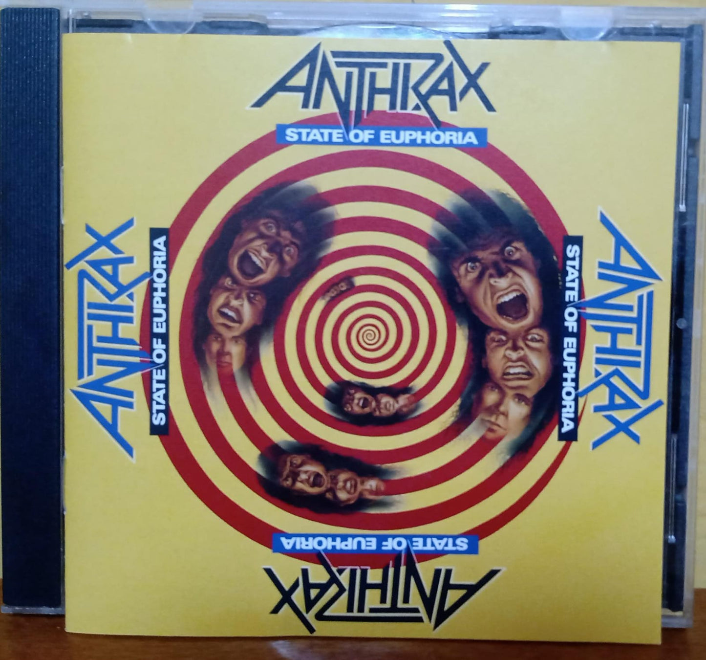Anthrax – State of Euphoria (CD importado en muy buen estado). tienda de discos en méxico formato muerto